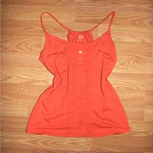 Women's Orange Razorback Spaghetti Strap Top